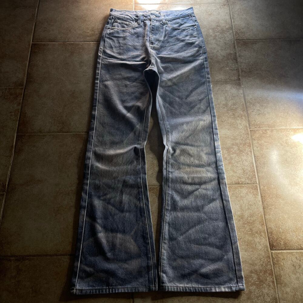 Japanese Archive Vintage Faded Stacked Blue Denim Jeans